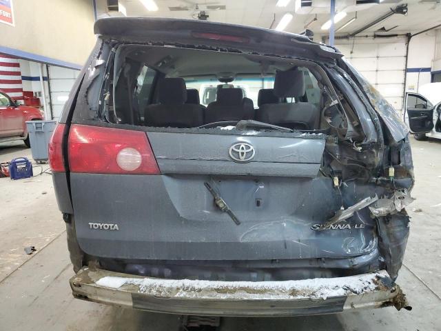 5TDZK23C58S147023 - 2008 TOYOTA SIENNA CE GRAY photo 6