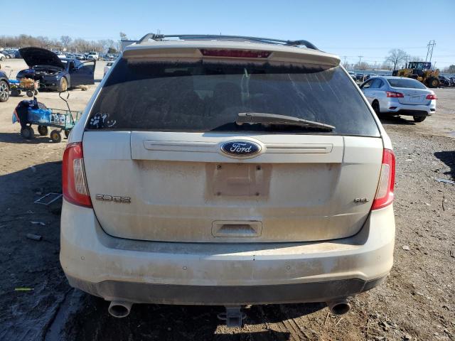 2FMDK3JC3BBB64734 - 2011 FORD EDGE SEL WHITE photo 6