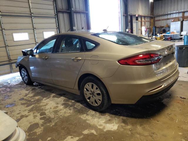 3FA6P0G73KR103608 - 2019 FORD FUSION S GOLD photo 2