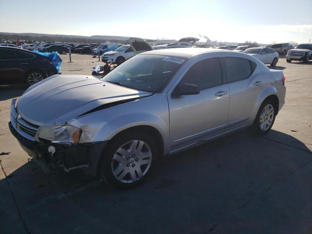 1C3CDZAB1CN242684 - 2012 DODGE AVENGER SE SILVER photo 1