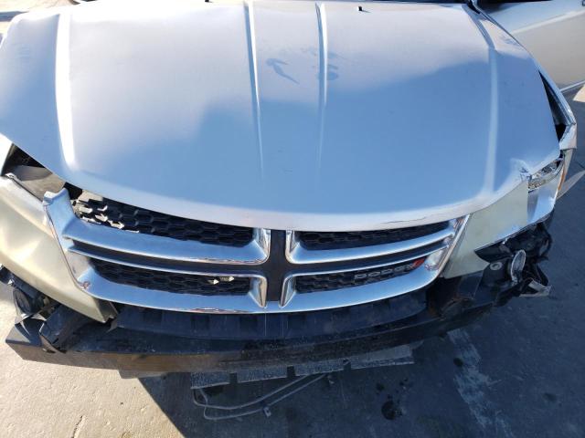 1C3CDZAB1CN242684 - 2012 DODGE AVENGER SE SILVER photo 11