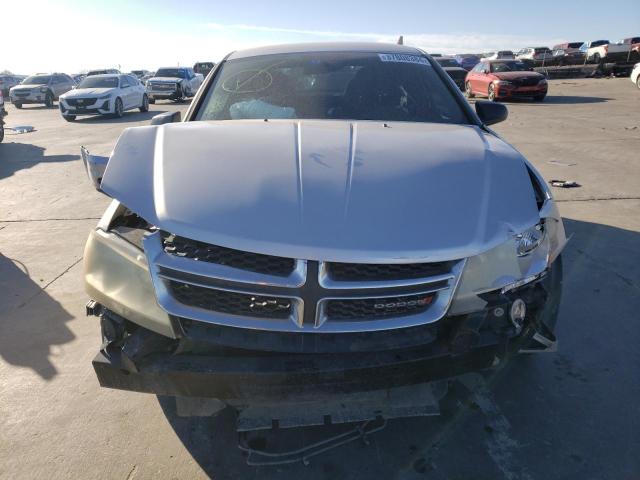 1C3CDZAB1CN242684 - 2012 DODGE AVENGER SE SILVER photo 5