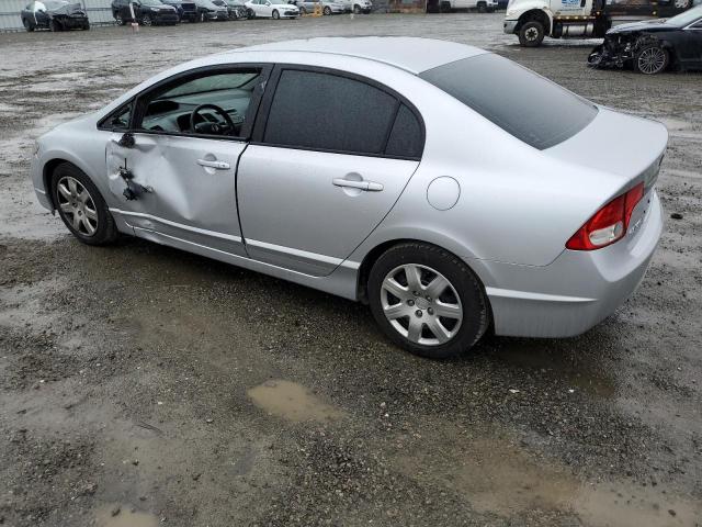 19XFA1F54AE022172 - 2010 HONDA CIVIC LX SILVER photo 2