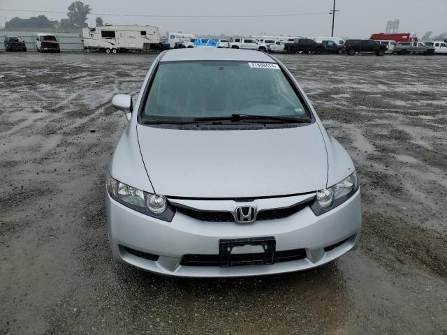 19XFA1F54AE022172 - 2010 HONDA CIVIC LX SILVER photo 5