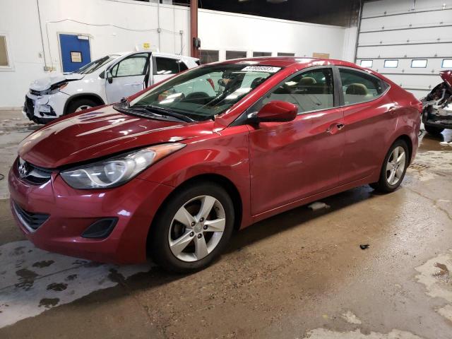 5NPDH4AE1DH286686 - 2013 HYUNDAI ELANTRA GLS RED photo 1