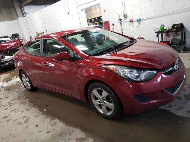 5NPDH4AE1DH286686 - 2013 HYUNDAI ELANTRA GLS RED photo 4