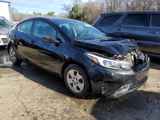 3KPFK4A73HE117128 - 2017 KIA FORTE LX BLACK photo 4