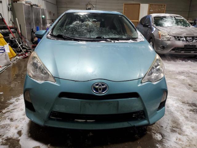 JTDKDTB39E1063623 - 2014 TOYOTA PRIUS C BLUE photo 5