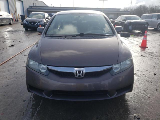 2HGFA1F67AH515004 - 2010 HONDA CIVIC LX-S GRAY photo 5