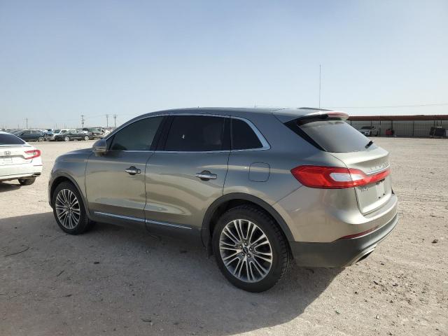 2LMTJ8LR4GBL57855 - 2016 LINCOLN MKX RESERVE أسمر صورة 2
