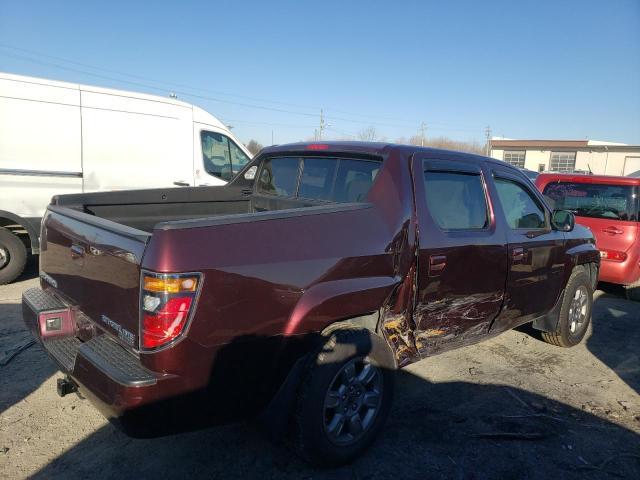 2HJYK16378H536869 - 2008 HONDA RIDGELINE RTX RED photo 3