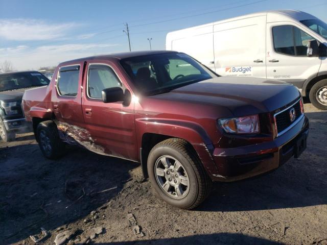 2HJYK16378H536869 - 2008 HONDA RIDGELINE RTX RED photo 4