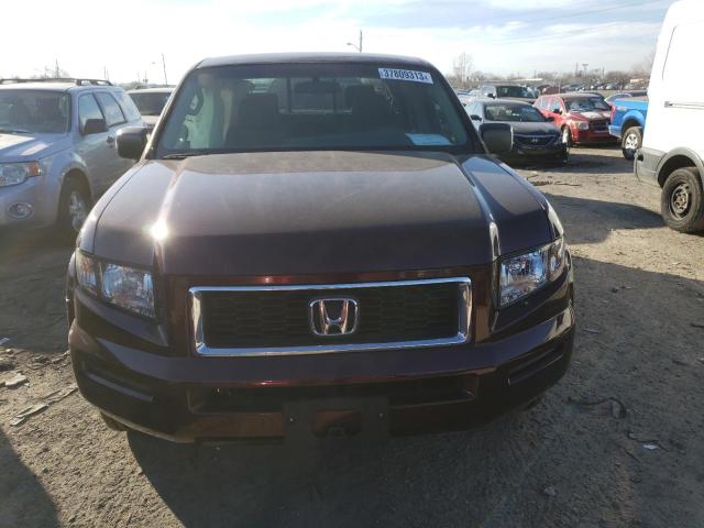 2HJYK16378H536869 - 2008 HONDA RIDGELINE RTX RED photo 5