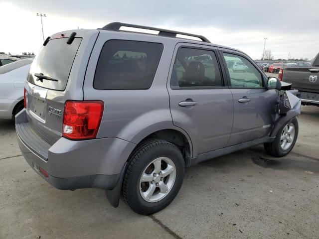 4F2CZ49H18KM23205 - 2008 MAZDA TRIBUTE HYBRID GRAY photo 3