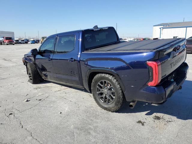 5TFNA5DB6NX037712 - 2022 TOYOTA TUNDRA CREWMAX PLATINUM BLUE photo 2