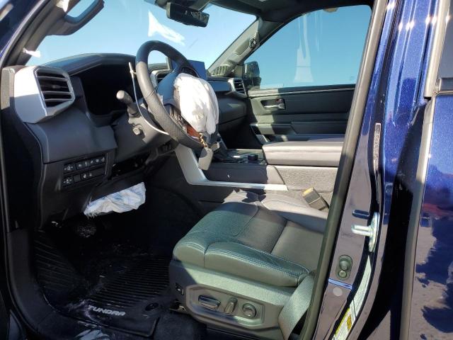 5TFNA5DB6NX037712 - 2022 TOYOTA TUNDRA CREWMAX PLATINUM Mavi foto 7