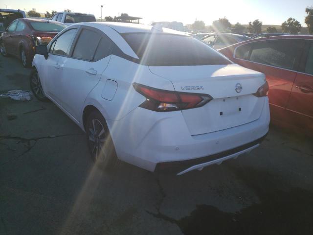 3N1CN8EV9ML865255 - 2021 NISSAN VERSA SV WHITE photo 2