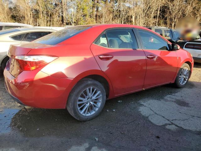 5YFBURHE8FP270903 - 2015 TOYOTA COROLLA L RED photo 3