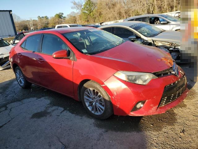 5YFBURHE8FP270903 - 2015 TOYOTA COROLLA L RED photo 4