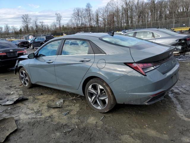 KMHLN4AJ2NU022459 - 2022 HYUNDAI ELANTRA LIMITED GRAY photo 2