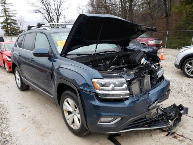 1V2MR2CA0JC537487 - 2018 VOLKSWAGEN ATLAS SEL BLUE photo 4