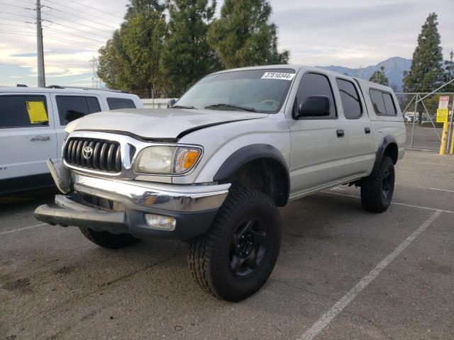 5TEGN92N81Z866253 - 2001 TOYOTA TACOMA DOUBLE CAB PRERUNNER SILVER photo 1