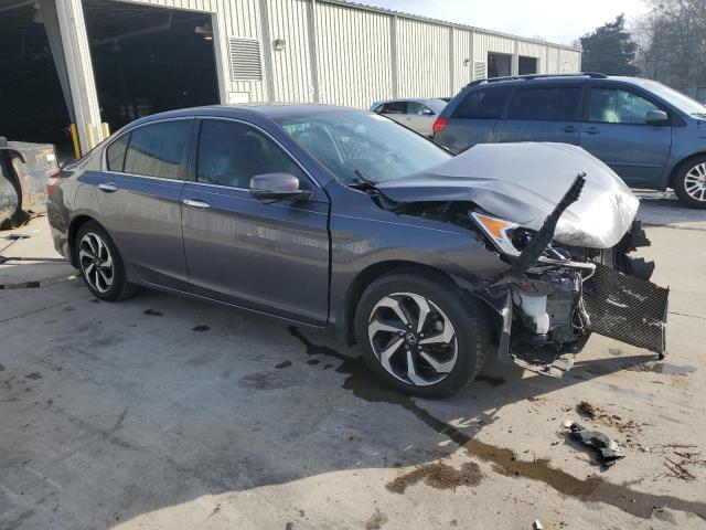 1HGCR2F89GA042488 - 2016 HONDA ACCORD EXL GRAY photo 4