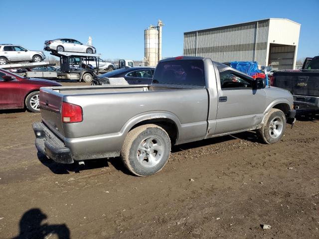 1GCCS145028120792 - 2002 CHEVROLET S TRUCK S10 GRAY photo 3