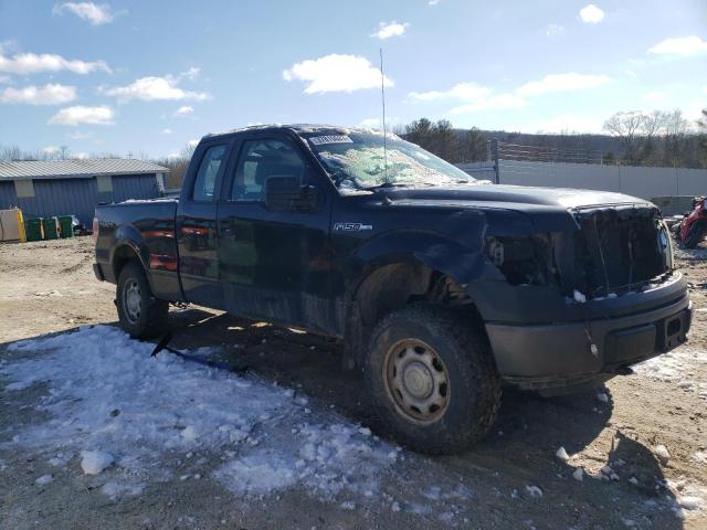 1FTFX1EF3DKD57062 - 2013 FORD F150 SUPER CAB BLACK photo 4