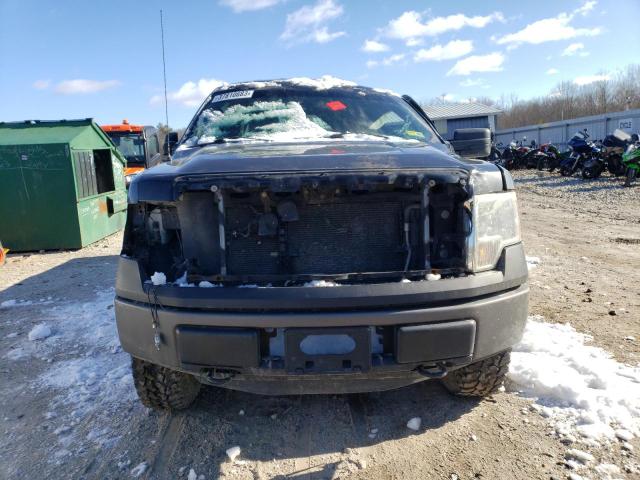 1FTFX1EF3DKD57062 - 2013 FORD F150 SUPER CAB BLACK photo 5