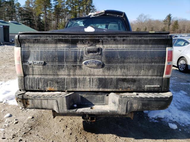 1FTFX1EF3DKD57062 - 2013 FORD F150 SUPER CAB BLACK photo 6