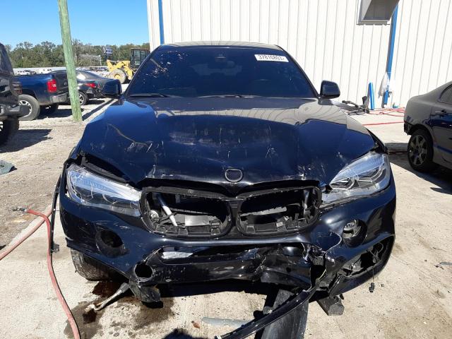 5UXKU6C54K0Z66909 - 2019 BMW X6 XDRIVE50I BLACK photo 5