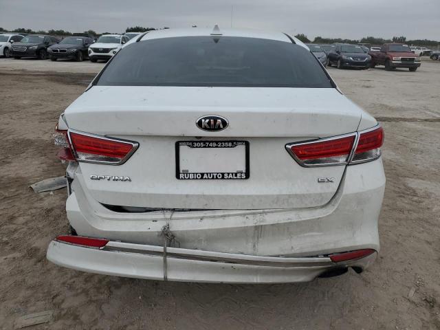 5XXGU4L36GG006295 - 2016 KIA OPTIMA EX WHITE photo 6