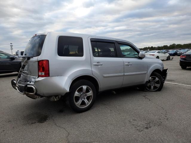 5FNYF4H5XDB030705 - 2013 HONDA PILOT EXL SILVER photo 3