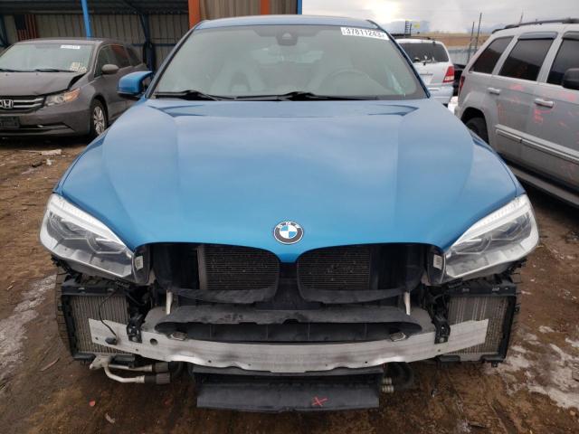 5YMKW8C58H0R44080 - 2017 BMW X6 M BLUE photo 5