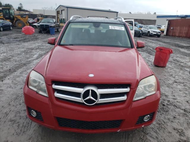 WDCGG8HB0AF464722 - 2010 MERCEDES-BENZ GLK 350 4MATIC RED photo 5