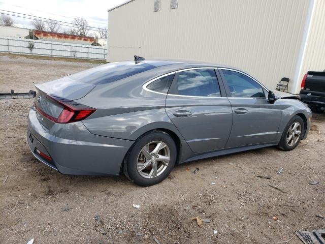 5NPEG4JA9MH115995 - 2021 HYUNDAI SONATA SE GRAY photo 3