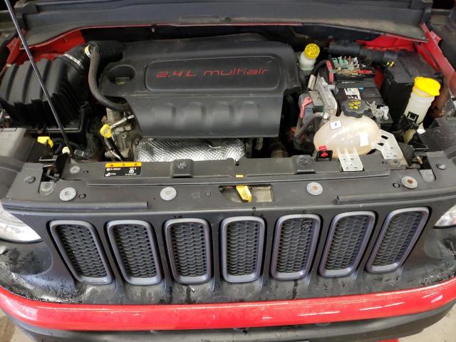 ZACCJBCT3FPC15547 - 2015 JEEP RENEGADE TRAILHAWK RED photo 11