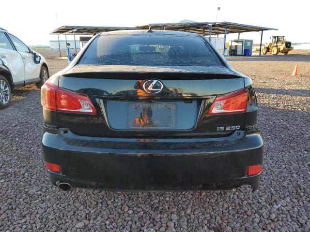 JTHBF5C26B5141015 - 2011 LEXUS IS 250 BLACK photo 6