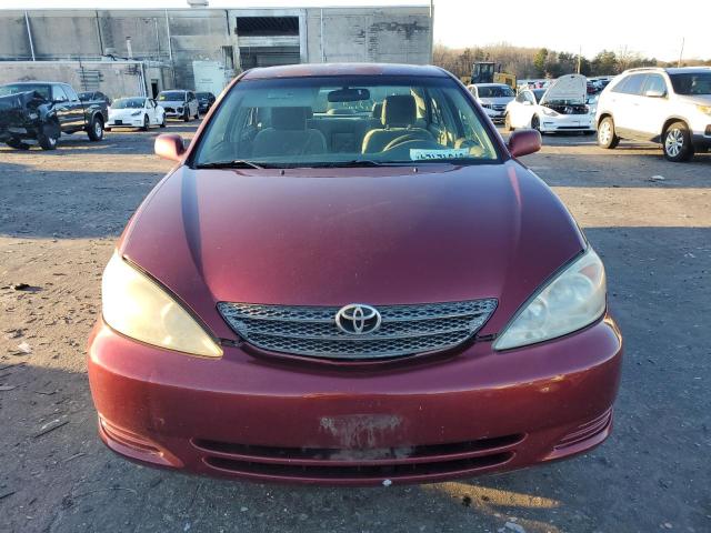 4T1BE32K74U362055 - 2004 TOYOTA CAMRY LE BURGUNDY photo 5