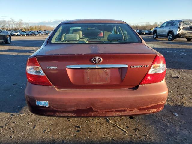 4T1BE32K74U362055 - 2004 TOYOTA CAMRY LE BURGUNDY photo 6