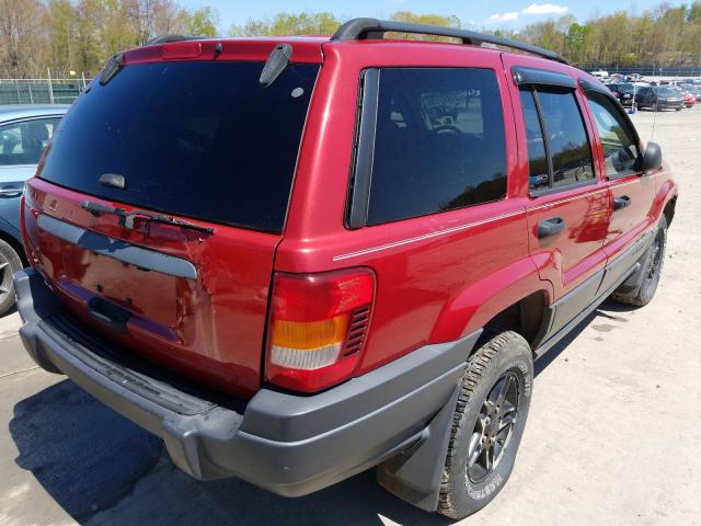 1J4GW48S24C108483 - 2004 JEEP GRAND CHEROKEE LAREDO  photo 4