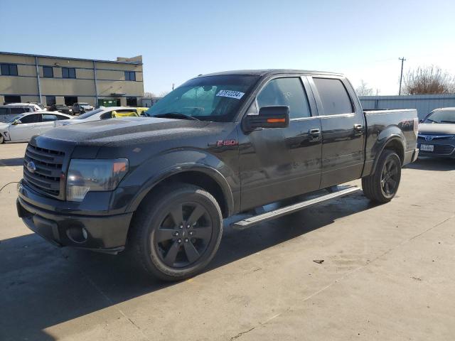 1FTFW1CT6EFA13554 - 2014 FORD F150 SUPERCREW BLACK photo 1