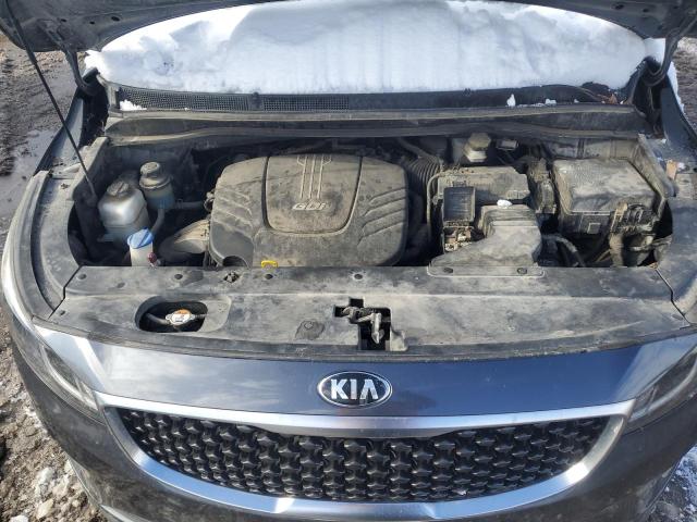 KNDMB5C10G6085278 - 2016 KIA SEDONA LX GRAY photo 12