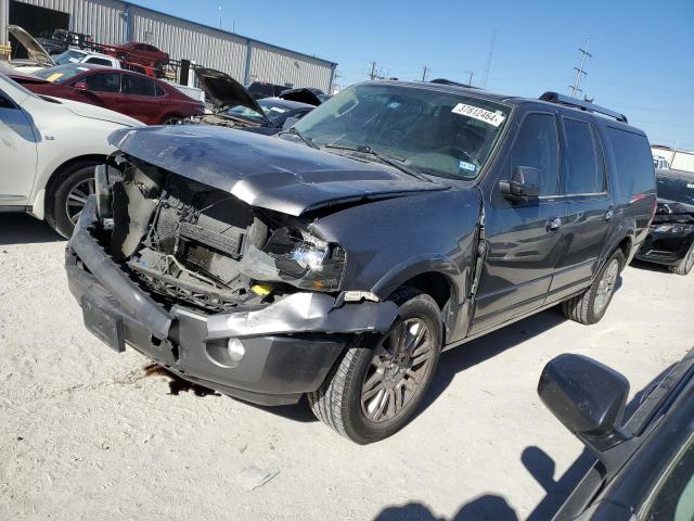 1FMJK1K58BEF29629 - 2011 FORD EXPEDITION EL LIMITED GRAY photo 1