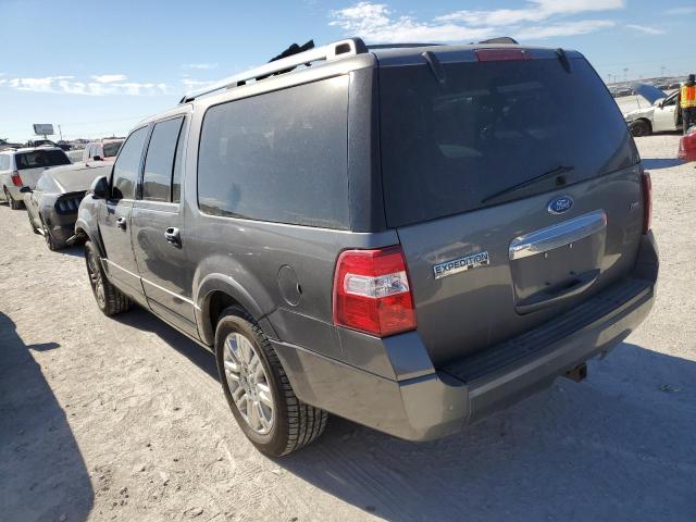 1FMJK1K58BEF29629 - 2011 FORD EXPEDITION EL LIMITED GRAY photo 2