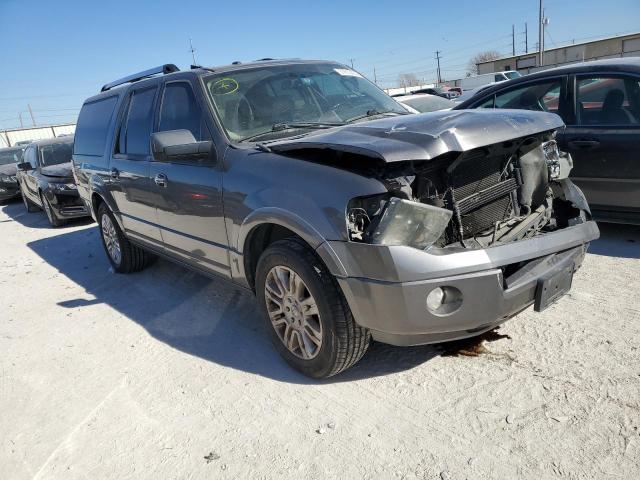 1FMJK1K58BEF29629 - 2011 FORD EXPEDITION EL LIMITED GRAY photo 4