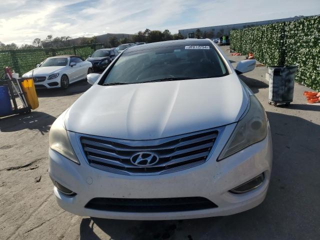 KMHFH4JG1CA191637 - 2012 HYUNDAI AZERA GLS WHITE photo 5