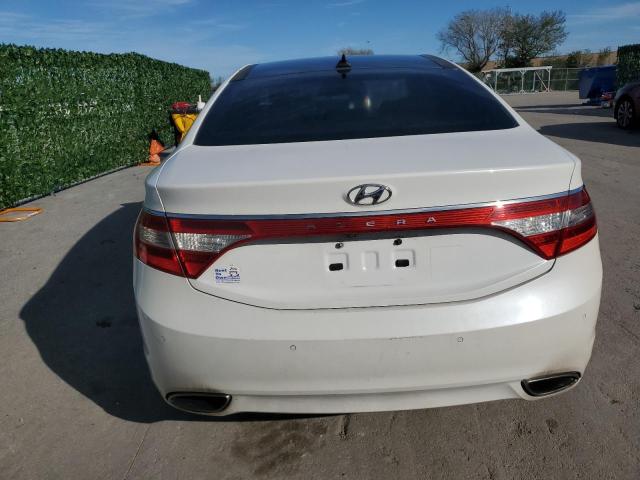 KMHFH4JG1CA191637 - 2012 HYUNDAI AZERA GLS WHITE photo 6