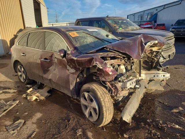 5FRYD4H28EB047563 - 2014 ACURA MDX RED photo 4